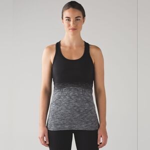 Lululemon Swiftly Tech Racerback White / Black 2